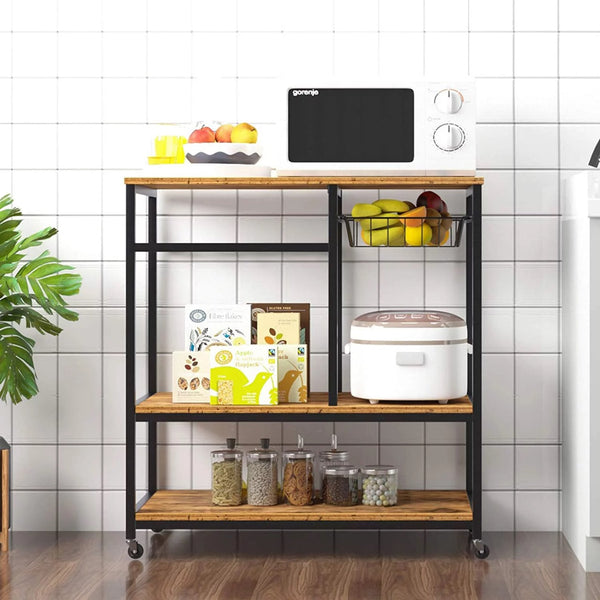 SOGES 4-Tier Kitchen Microwave Oven Baker's Rack - zeests.com - Best place for furniture, home decor and all you need