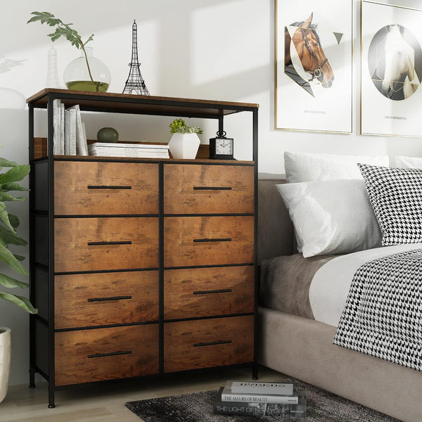 Armove Dresser Bedroom Lounge Living Room Cloth Fabrics Storage Table