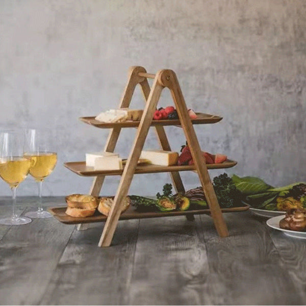 Premium Food Serving Tray Rack - zeests.com - Best place for furniture, home decor and all you need
