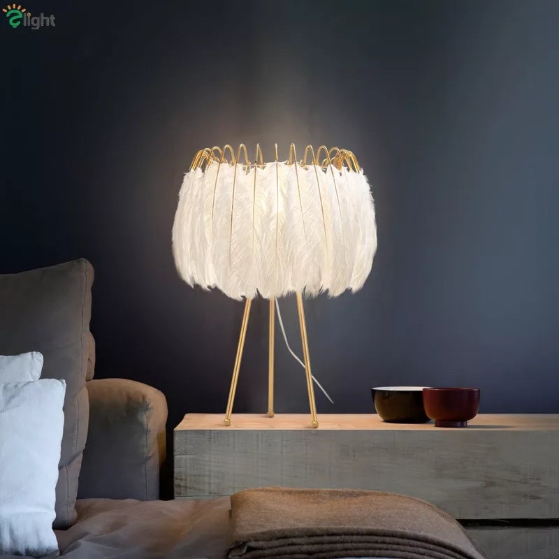 Warm Feather Comfy Lamp - zeests.com - Best place for furniture, home decor and all you need