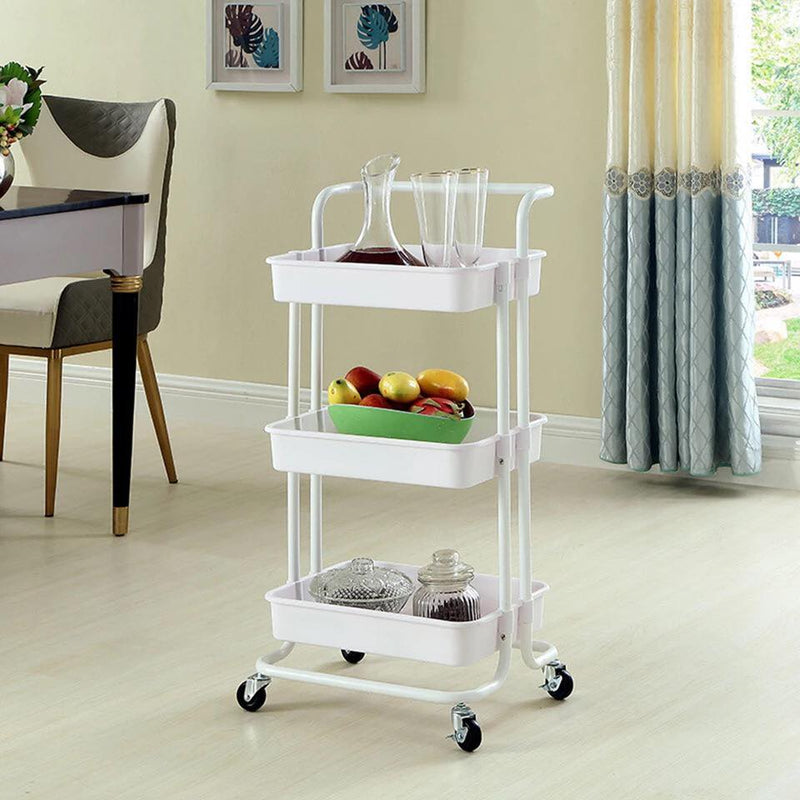 Trolley Storage Rack (3-Tier) - zeests.com - Best place for furniture, home decor and all you need