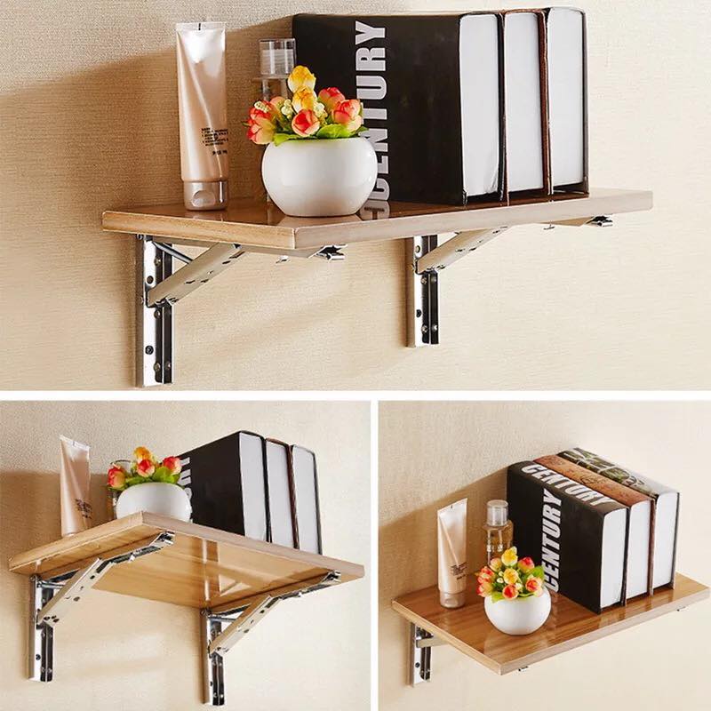 Wall-Mounted Straight Wooden Shelve Decor - zeests.com - Best place for furniture, home decor and all you need