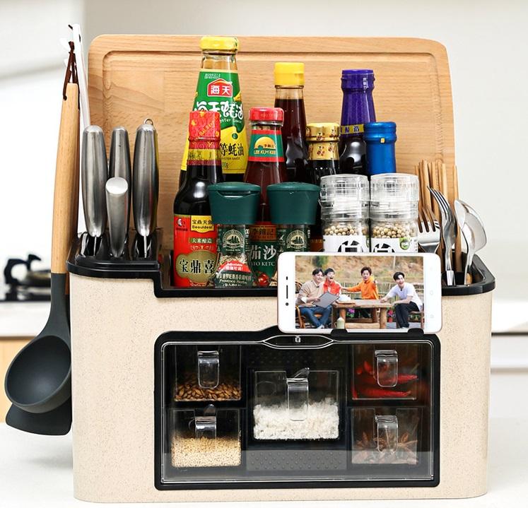 Supreme Spice and Cutlery Condiment Organizer - zeests.com - Best place for furniture, home decor and all you need