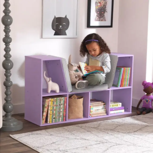 The Nook Bookcase Storage Shelve Organizer Kids Rack - zeests.com - Best place for furniture, home decor and all you need