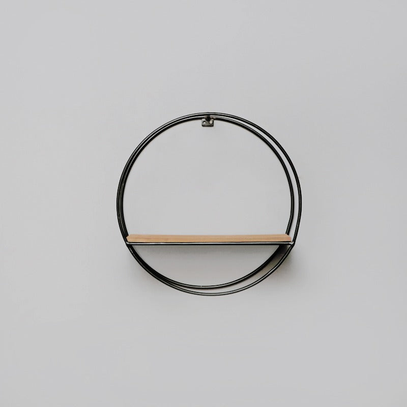 Wall-Mounted "Mini-Round" Floating Metal Storage Organizer Frame Decor - zeests.com - Best place for furniture, home decor and all you need