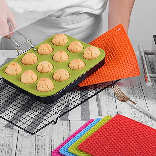 Silicone Heat Resistant Mats (Pack of 6) - zeests.com - Best place for furniture, home decor and all you need