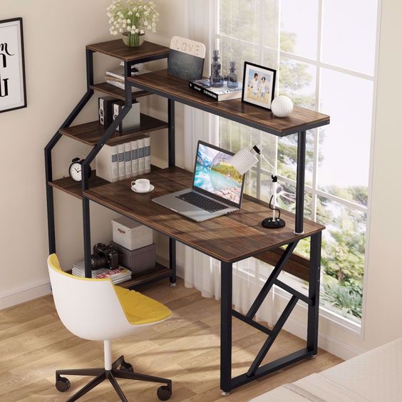 Timeless Maze Home Office Workstation Writing Organizer Desk Table - zeests.com - Best place for furniture, home decor and all you need