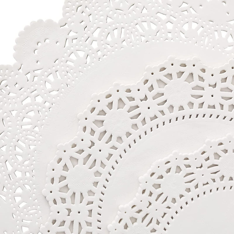 Round Lace Paper Doilies Matts (Pack of 5) - zeests.com - Best place for furniture, home decor and all you need