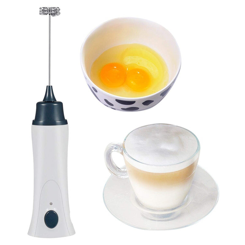 Electric Milk Frother Rechargeable Handheld Wand Coffee Mixer - zeests.com - Best place for furniture, home decor and all you need