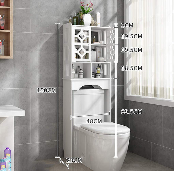 Bathroom Organizer Over Toilet Rack - zeests.com - Best place for furniture, home decor and all you need