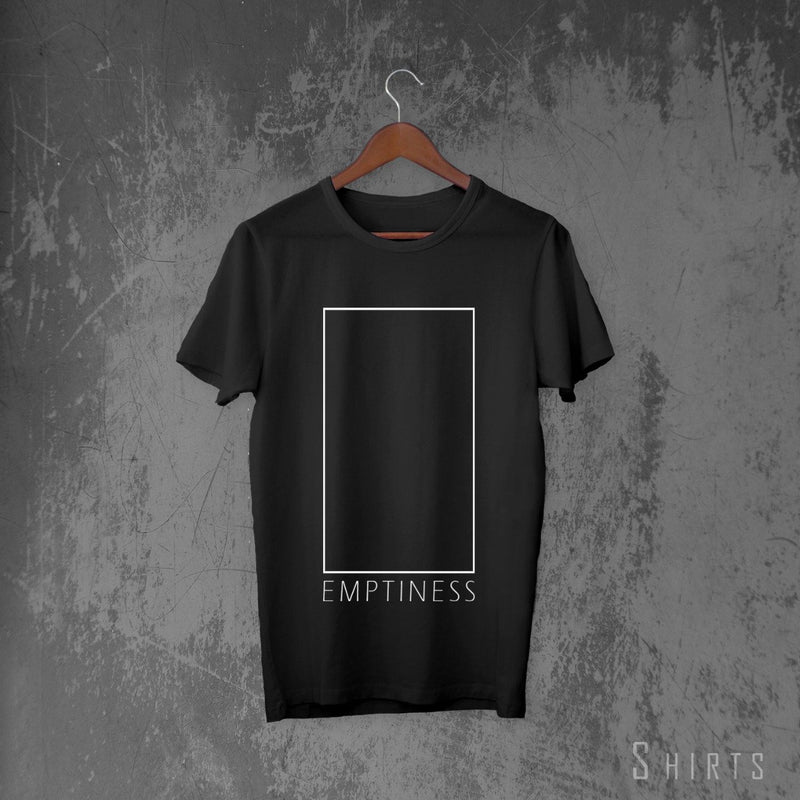 EMPTINESS (design) Round Neck Unisex T-Shirt - zeests.com - Best place for furniture, home decor and all you need