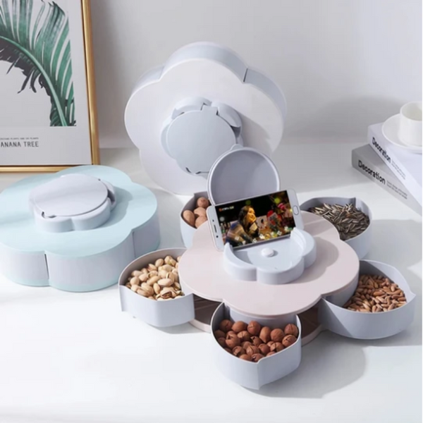 Blossom Petal Dry Fruit Tray - zeests.com - Best place for furniture, home decor and all you need