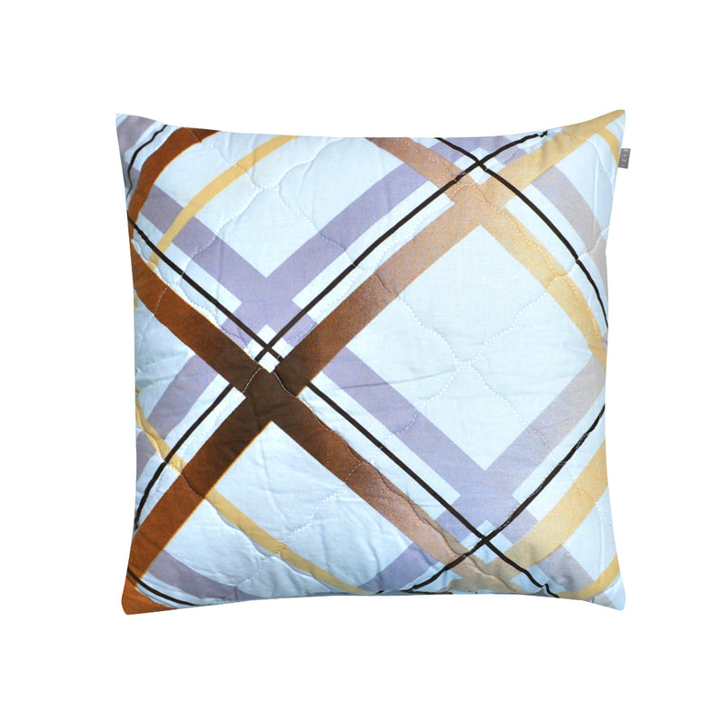 The Stripped X" Printed Filled Cushion - zeests.com - Best place for furniture, home decor and all you need