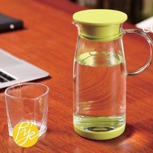 Flamboyant Straight Glass Jug with Lid - zeests.com - Best place for furniture, home decor and all you need