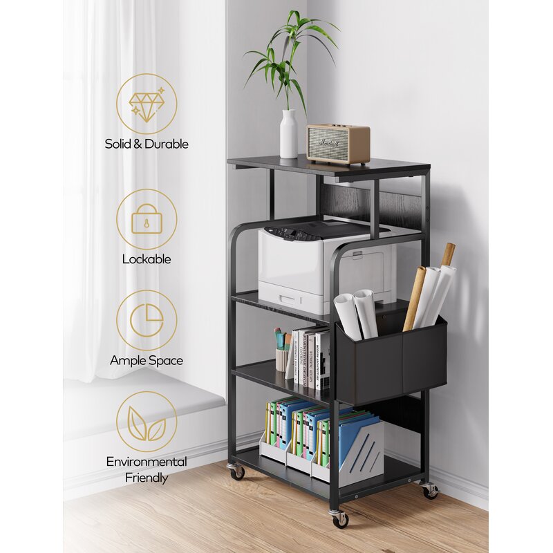 Federico Kitchen Moving Trolley Rack - zeests.com - Best place for furniture, home decor and all you need