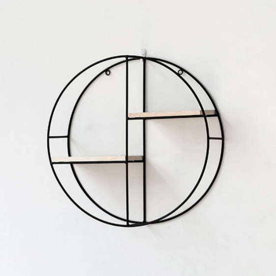 Wall-Mounted "Round" Metal Storage Frame - zeests.com - Best place for furniture, home decor and all you need