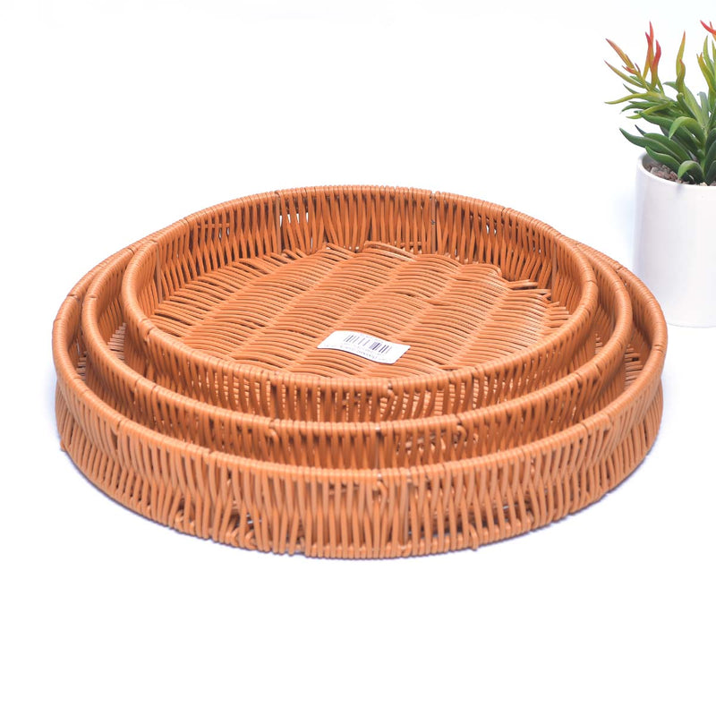 Nostalgic Braided Basket (Round) - zeests.com - Best place for furniture, home decor and all you need