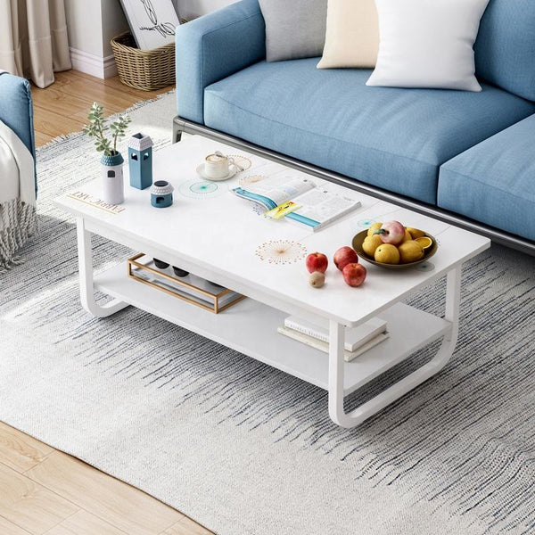 Industrial Cocktail Shelf Coffee Table TV End Table - zeests.com - Best place for furniture, home decor and all you need