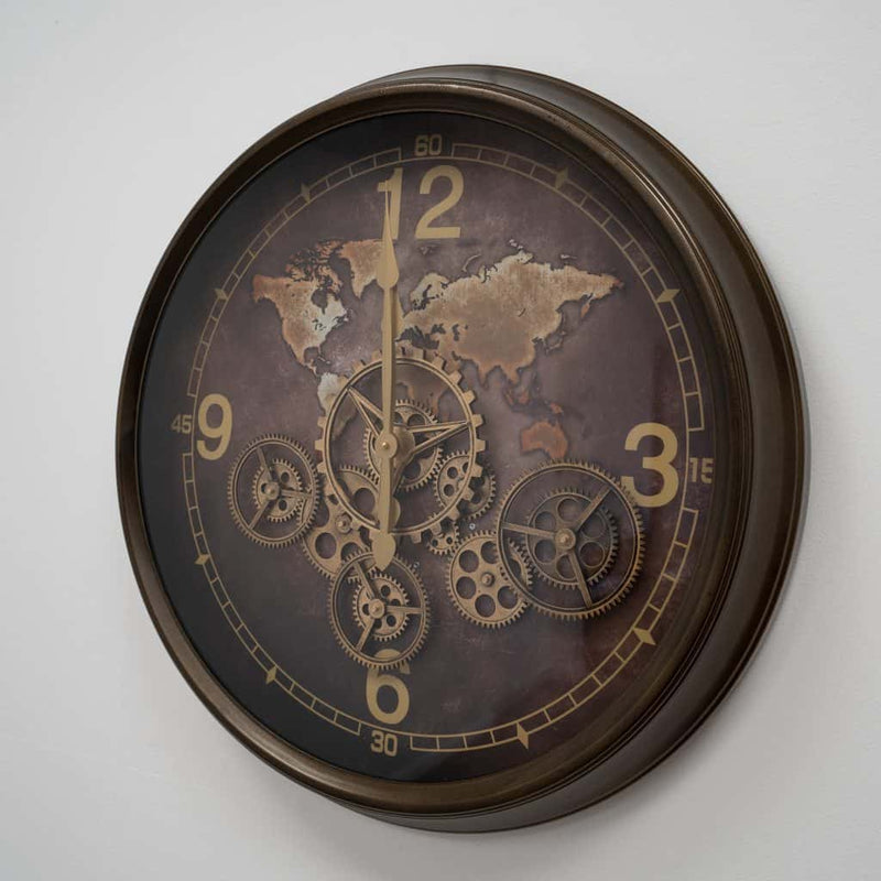 Jessie Maps Wall Clock - zeests.com - Best place for furniture, home decor and all you need