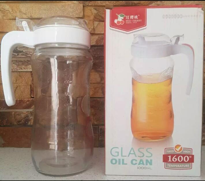 Sturdy Glass Oil Jug - 1000ml - zeests.com - Best place for furniture, home decor and all you need