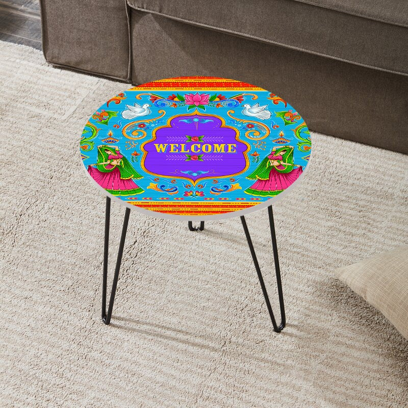 Welcome Land Living Lounge Center Side Hairpin Table - zeests.com - Best place for furniture, home decor and all you need