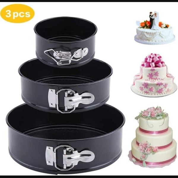 Round Cake Mold (3 Pcs) - zeests.com - Best place for furniture, home decor and all you need