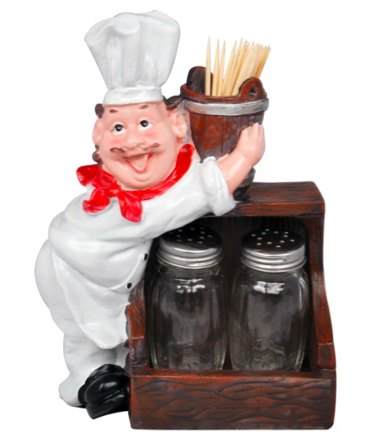 Salt & Pepper Set (Chef American Holding Style) - zeests.com - Best place for furniture, home decor and all you need