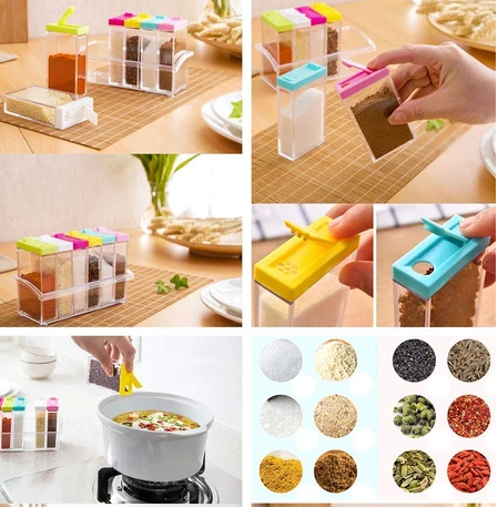 Seasoning Six Piece Spice Set - zeests.com - Best place for furniture, home decor and all you need