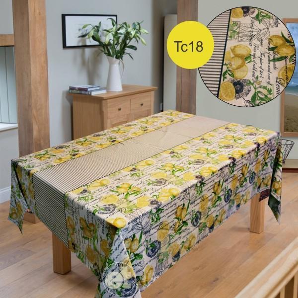 Table Cover Cotton Zeen - Lemons - zeests.com - Best place for furniture, home decor and all you need