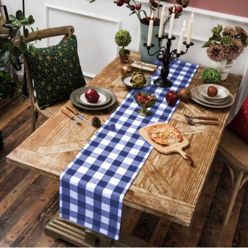 Cotton Duck Table Runner With 6 Mats - zeests.com - Best place for furniture, home decor and all you need