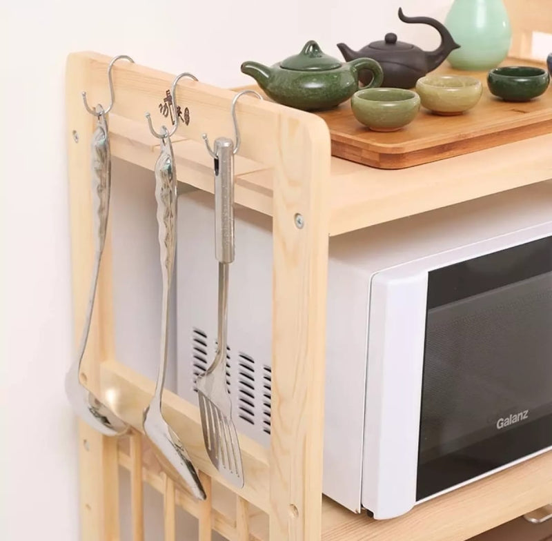 Adjustable Wooden Oven shelf rack - zeests.com - Best place for furniture, home decor and all you need