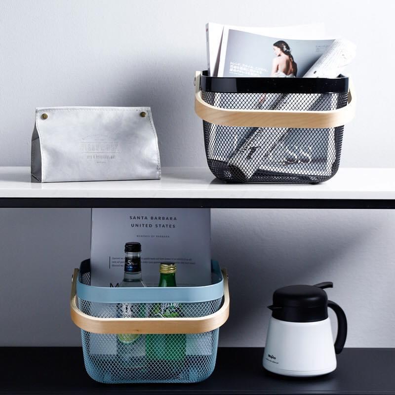 Metal Practical Storage Basket - zeests.com - Best place for furniture, home decor and all you need