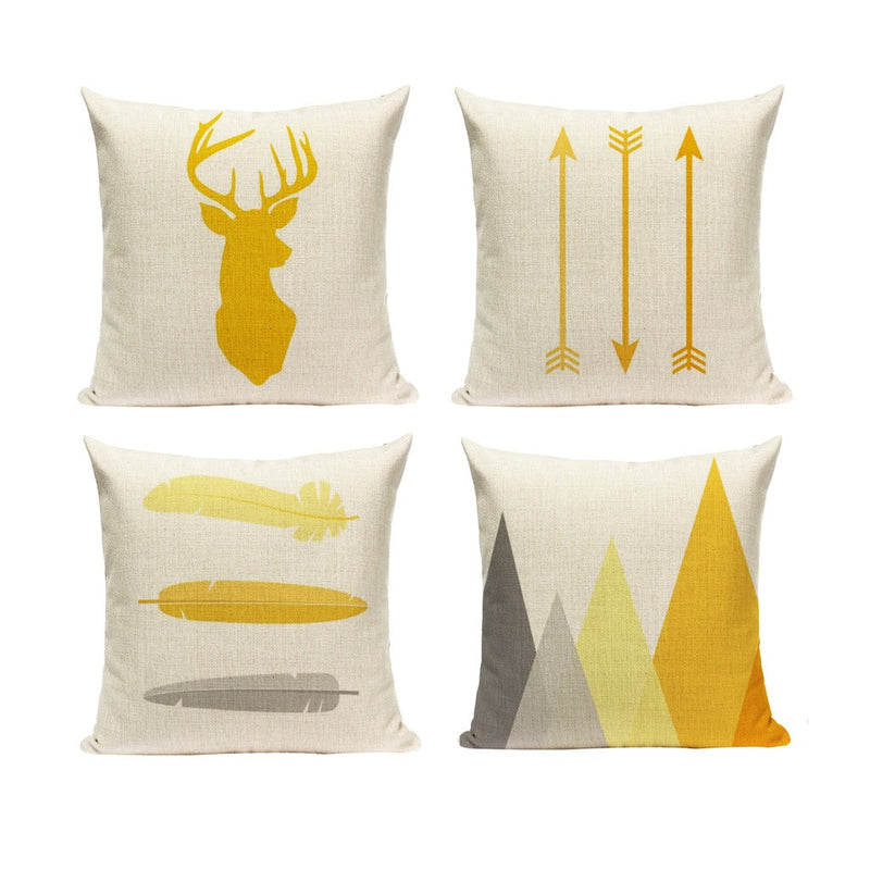 Tulsa Cushion Covers (Pack of 4) - zeests.com - Best place for furniture, home decor and all you need