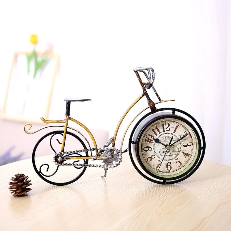 Vintage Cycle Clock Decor - zeests.com - Best place for furniture, home decor and all you need