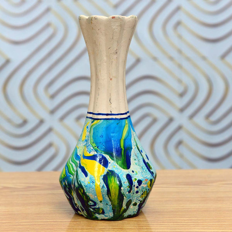 Ocean Vase- Intricate - Earthen Pot - zeests.com - Best place for furniture, home decor and all you need