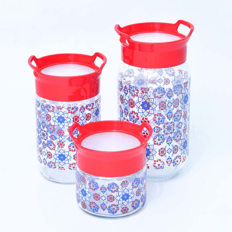 Triple Bera Jar (Set of 3) - zeests.com - Best place for furniture, home decor and all you need