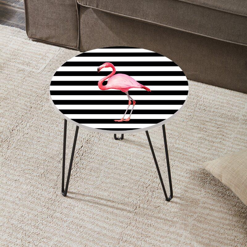 Flamingo Stroke Living Lounge Center Side Hairpin Table - zeests.com - Best place for furniture, home decor and all you need