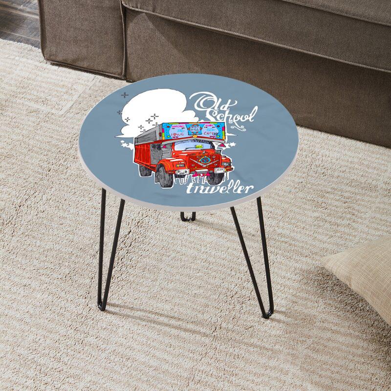 Jingle Truck Living Lounge Center Side Hairpin Table - zeests.com - Best place for furniture, home decor and all you need