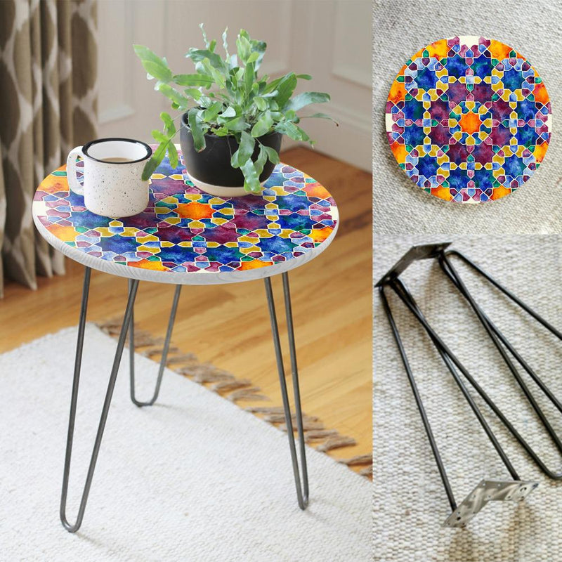 Muddle Flare Living Lounge Center Side Hairpin Table - zeests.com - Best place for furniture, home decor and all you need