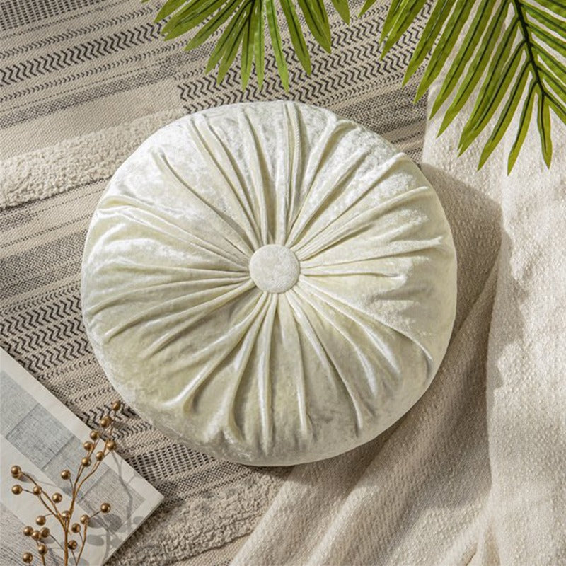 Velvet Round Pumpkin Futon Cushion - zeests.com - Best place for furniture, home decor and all you need