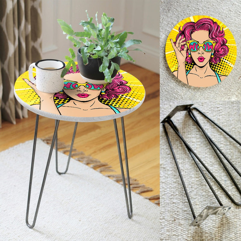 GTA Galaxy Living Lounge Center Side Hairpin Table - zeests.com - Best place for furniture, home decor and all you need