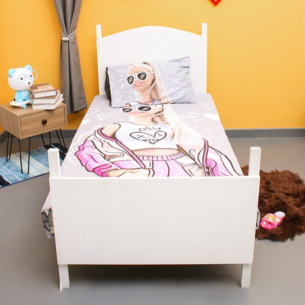 Barbie "Fashion Floor" Bedsheet - zeests.com - Best place for furniture, home decor and all you need
