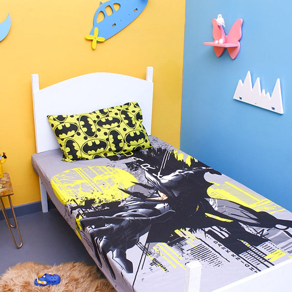 Batman Kids Comic Bedsheet - zeests.com - Best place for furniture, home decor and all you need