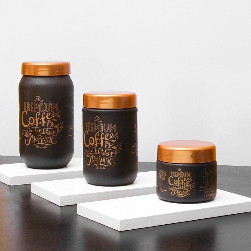 Sarina Coffee Jar (Set of 3) - zeests.com - Best place for furniture, home decor and all you need