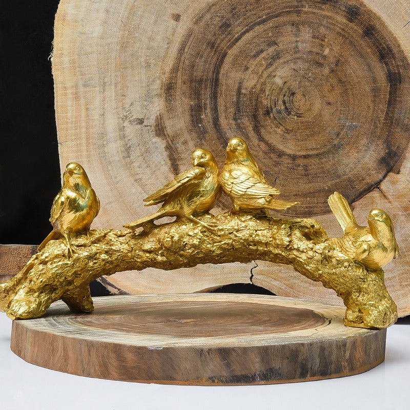 Golden Birds Tree Decore - zeests.com - Best place for furniture, home decor and all you need