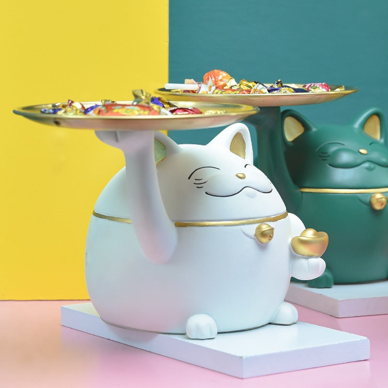 Korean Cat Serving Tray - zeests.com - Best place for furniture, home decor and all you need