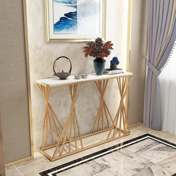 Luxury Villow Entryway Lounge Living Room Console Table - zeests.com - Best place for furniture, home decor and all you need