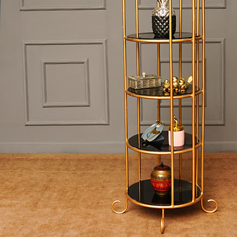 4 Layer Nordic Brass Cage Rack - zeests.com - Best place for furniture, home decor and all you need