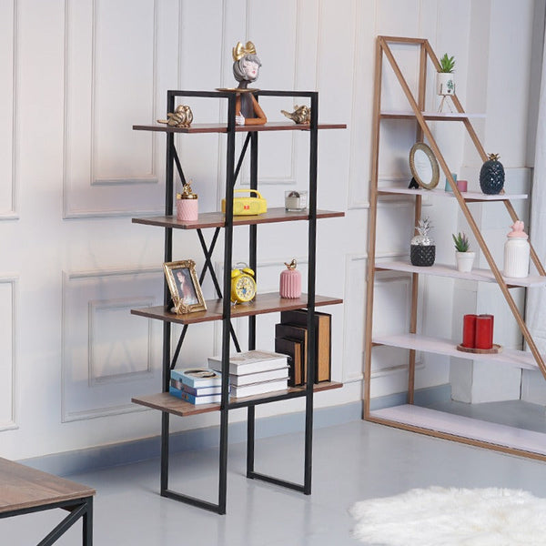 Lindos Living Drawing Room Bookcase Shelve Organizer Decor Rack - zeests.com - Best place for furniture, home decor and all you need