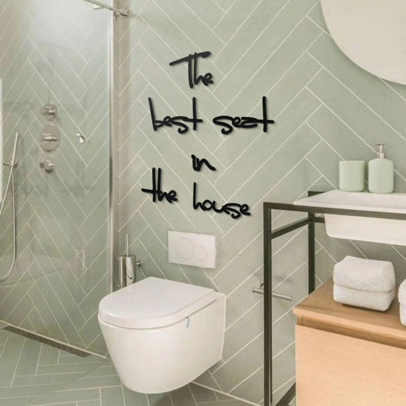 Sardonic Bathroom Wall Hanging Caption Decor - zeests.com - Best place for furniture, home decor and all you need